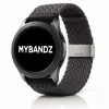 MYBANDZ Állítható fonott szövet óraszíj /szürke/ 22mm