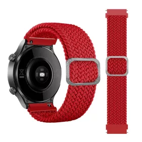   MYBANDZ Állítható elasztikus szövet óraszíj /piros/ 22mm