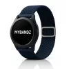 MYBANDZ Állítható elasztikus szövet óraszíj /kék/ 22mm