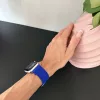 Apple Watch állítható rugalmas szövet óraszíj /kék/ 44/45/46/49 mm