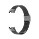 MYBANDZ Mi Band 8 - Csatos milánói fém óraszíj - fekete