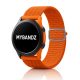 MYBANDZ Állítható elasztikus szövet óraszíj /narancs/ 20mm