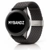 MYBANDZ Állítható fonott szövet óraszíj /szürke/ 20mm