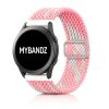 MYBANDZ Állítható elasztikus szövet óraszíj /púder-fehér/ 20mm