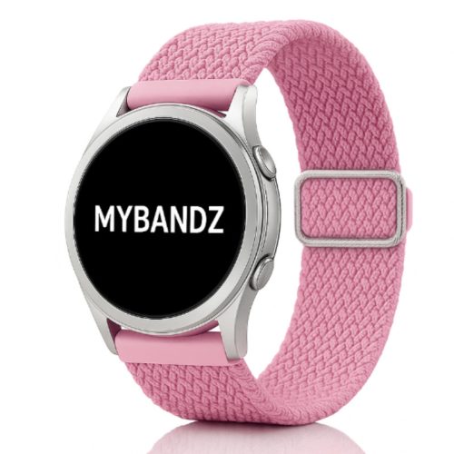 MYBANDZ Állítható elasztikus szövet óraszíj /rózsaszín/ 20mm