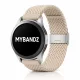 MYBANDZ Állítható fonott szövet óraszíj /bézs/ 20mm