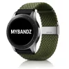 MYBANDZ Állítható fonott szövet óraszíj /zöld/ 20mm