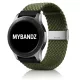 MYBANDZ Állítható fonott szövet óraszíj /zöld/ 20mm