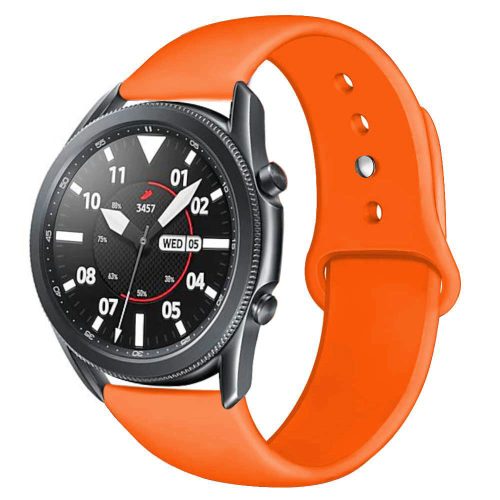 MYBANDZ Szilikon óraszíj gömb csattal /narancs/ 20mm