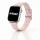 Apple Watch vékony bőróraszíj /púder/ - ezüst csattal 40/41 és 42mm