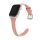 Apple Watch vékony bőróraszíj /púder/ - ezüst csattal 40/41 és 42mm