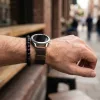 MYBANDZ Milánói fém óraszíj /kávébarna/ 22mm