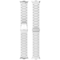   Mybandz Klasszikus fém óraszíj-ezüst(Xiaomi Smart Band 8/9/10 Pro/Xiaomi Redmi Watch 4-5-6)
