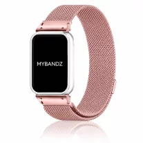   Mybandz Milánói mágneses fém óraszíj-pinkarany(Xiaomi Smart Band 8/9/10 Pro/Xiaomi Redmi Watch 4-5-6)
