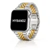 Apple Watch "Jubilee" láncszemes fém óraszíj /ezüst-arany/ 40/41 és 42mm