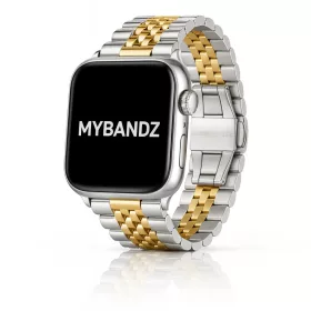   Apple Watch "Jubilee" láncszemes fém óraszíj /ezüst-arany/ 40/41 és 42mm
