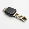 Apple Watch "Jubilee" láncszemes fém óraszíj /ezüst-arany/ 40/41 és 42mm