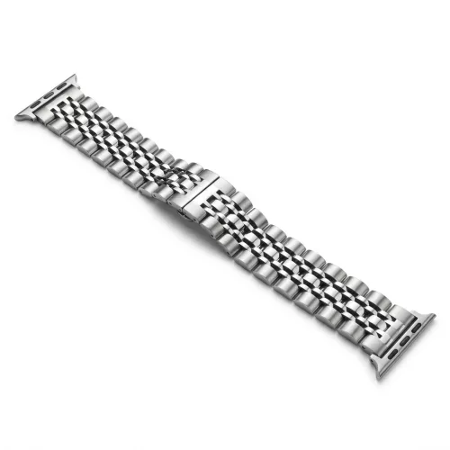 Apple Watch "Pearlmaster" láncszemes fém óraszíj /ezüst/ 40/41 és 42mm
