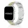 Apple Watch "Pearlmaster" láncszemes fém óraszíj /ezüst-arany/ 40/41 és 42mm