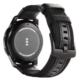 MYBANDZ Farmer szövet óraszíj /fekete/ 22mm
