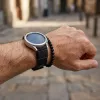 MYBANDZ Farmer szövet óraszíj /fekete/ 22mm