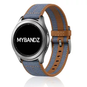 MYBANDZ Farmer szövet óraszíj /világos kék/ 22mm