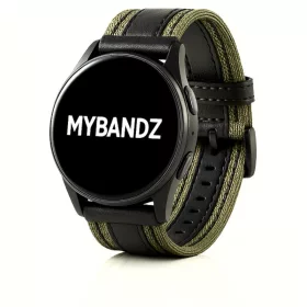 MYBANDZ Farmer szövet óraszíj /Khaki/ 20mm
