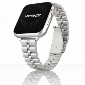   Apple Watch "Jubilee" láncszemes vékony fém óraszíj /ezüst/ 44/45/46/49 mm