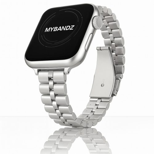 Apple Watch "Jubilee" láncszemes vékony fém óraszíj /ezüst/ 44/45/46/49 mm