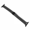 Apple Watch Jubilee láncszemes vékony fém óraszíj /fekete/ 44/45/46/49 mm