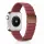 Apple Watch mágneses bőróraszíj fém csattal /rózsaszínes-bézs/ 40/41 és 42 mm