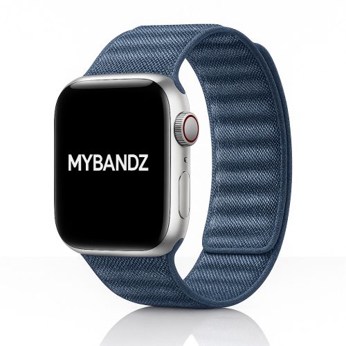 Apple Watch két részes mágneses szövet pánt /farmer/ 40/41 és 42mm