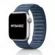 Apple Watch két részes mágneses szövet pánt /farmer/ 40/41 és 42mm