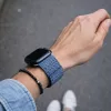 Apple Watch két részes mágneses szövet pánt /farmer/ 40/41 és 42mm