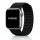Apple Watch két részes mágneses szövet pánt /fekete/ 40/41 és 42mm