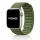Apple Watch két részes mágneses szövet pánt /zöld/ 44/45/46/49 mm