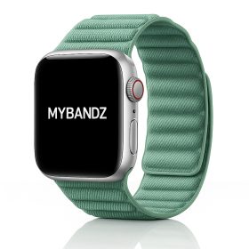   Apple Watch két részes mágneses szövet pánt /zöldeskék/ 44/45/46/49 mm