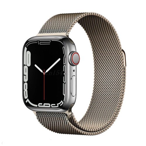Apple Watch milánói fém óraszíj /pezsgőarany/ 44/45/46/49 mm