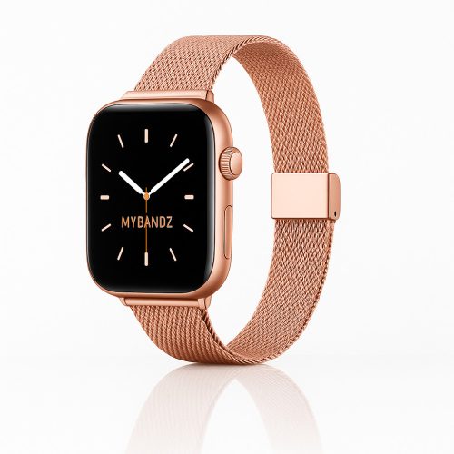 Apple Watch csatos milánói fém óraszíj /rosegold/ 40/41 és 42mm