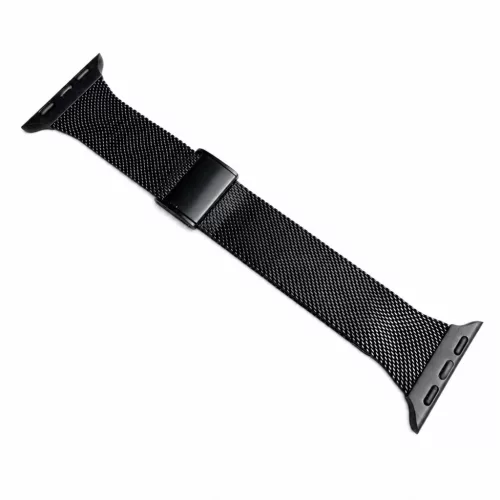 Apple Watch csatos milánói fém óraszíj /fekete/ 40/41 és 42mm