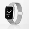 Apple Watch csatos milánói fém óraszíj /ezüst/ 44/45/46/49 mm
