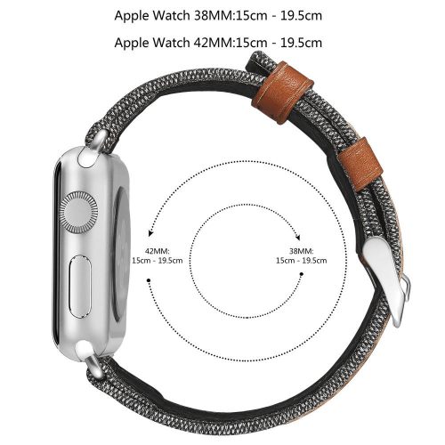 Apple Watch farmer-szövet óraszíj /világos kék/ 40/41 és 42mm