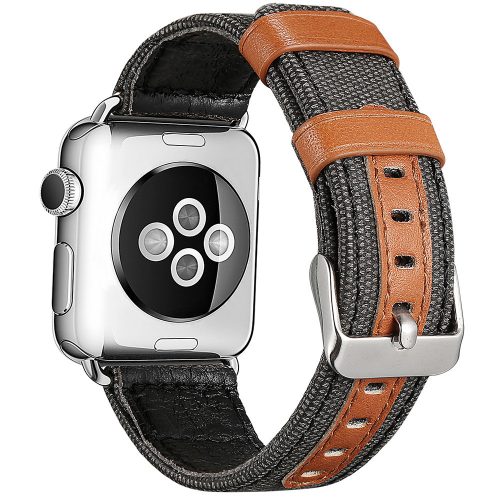 Apple Watch farmer-szövet óraszíj /fekete/ 40/41 és 42mm