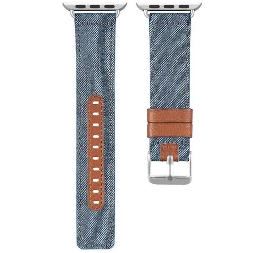 Apple Watch farmer-szövet óraszíj /világos kék/ 44/45/46/49 mm