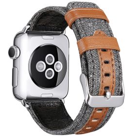   Apple Watch farmer-szövet óraszíj /sötét-szürke/ 44/45/46/49 mm