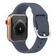 Apple Watch csatos szilikon óraszíj /szürkés-kék/ 40/41/42 mm