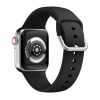 Apple Watch csatos szilikon óraszíj /fekete/ 40/41 és 42mm
