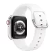 Apple Watch csatos szilikon óraszíj /fehér/ 40/41 és 42mm