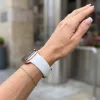 Apple Watch csatos szilikon óraszíj /fehér/ 40/41 és 42mm