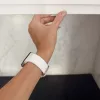 Apple Watch csatos szilikon óraszíj /fehér/ 40/41 és 42mm